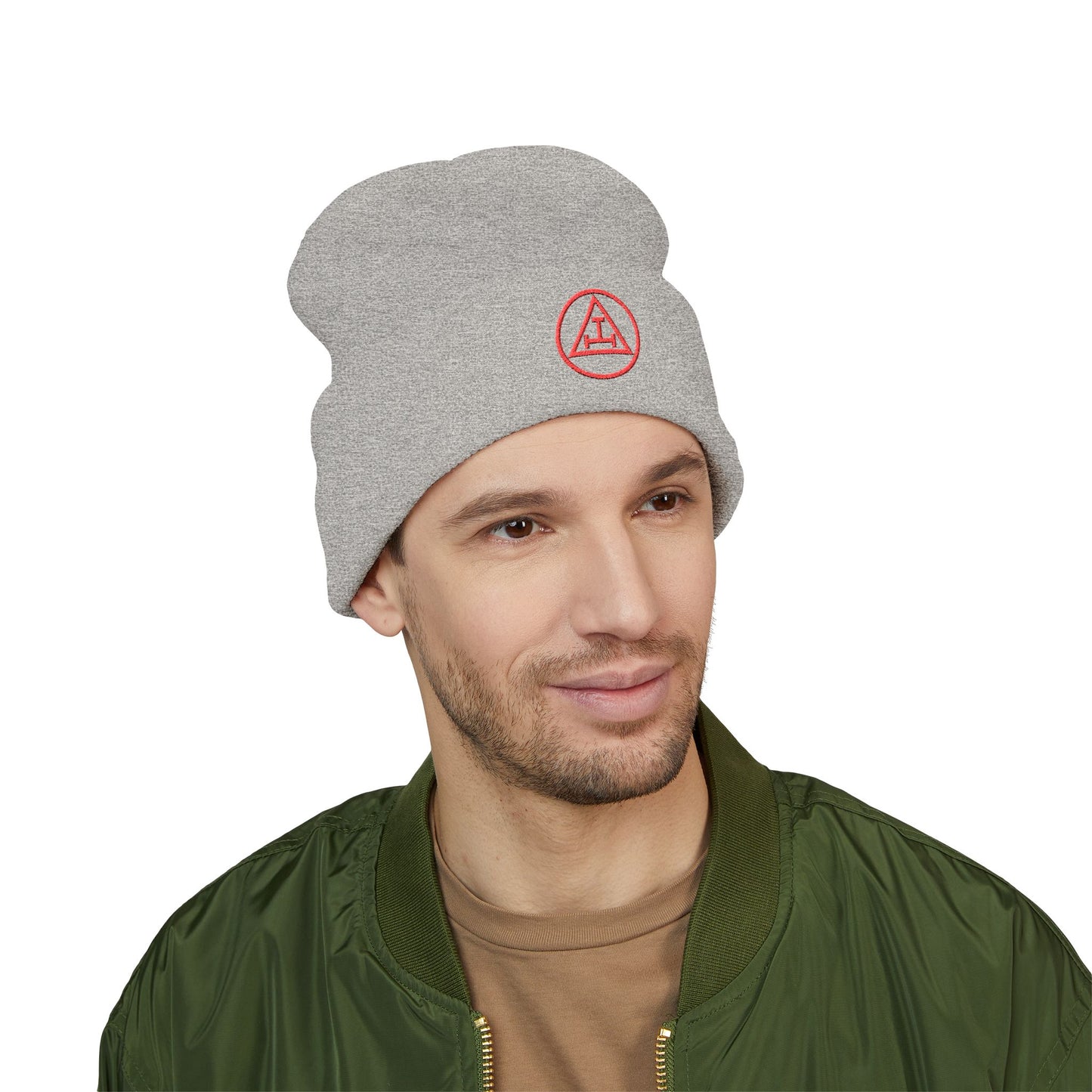 Royal Arch Triple Tau Embroidered Classic Cuffed Beanie