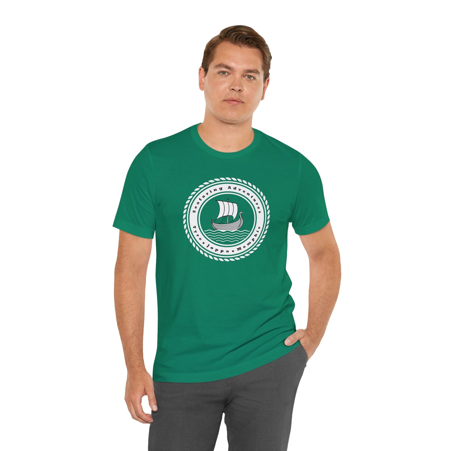 "Seafaring Adventures" Short Sleeve T-Shirt - Front Print