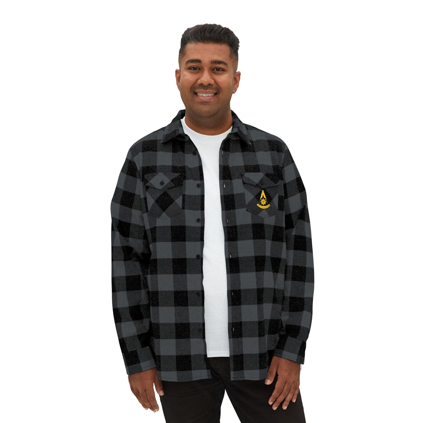 CA Past Master Flannel Shirt - Yellow Emblem