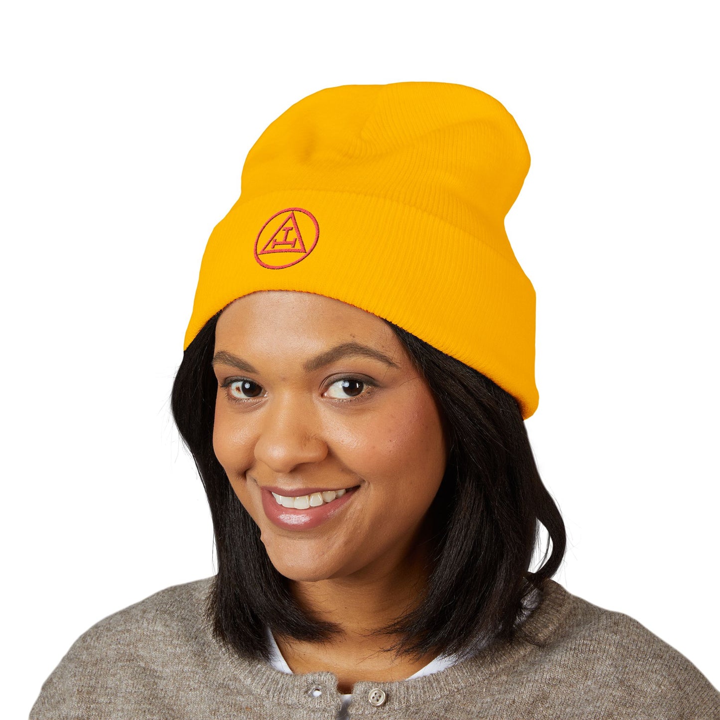 Royal Arch Triple Tau Embroidered Classic Cuffed Beanie