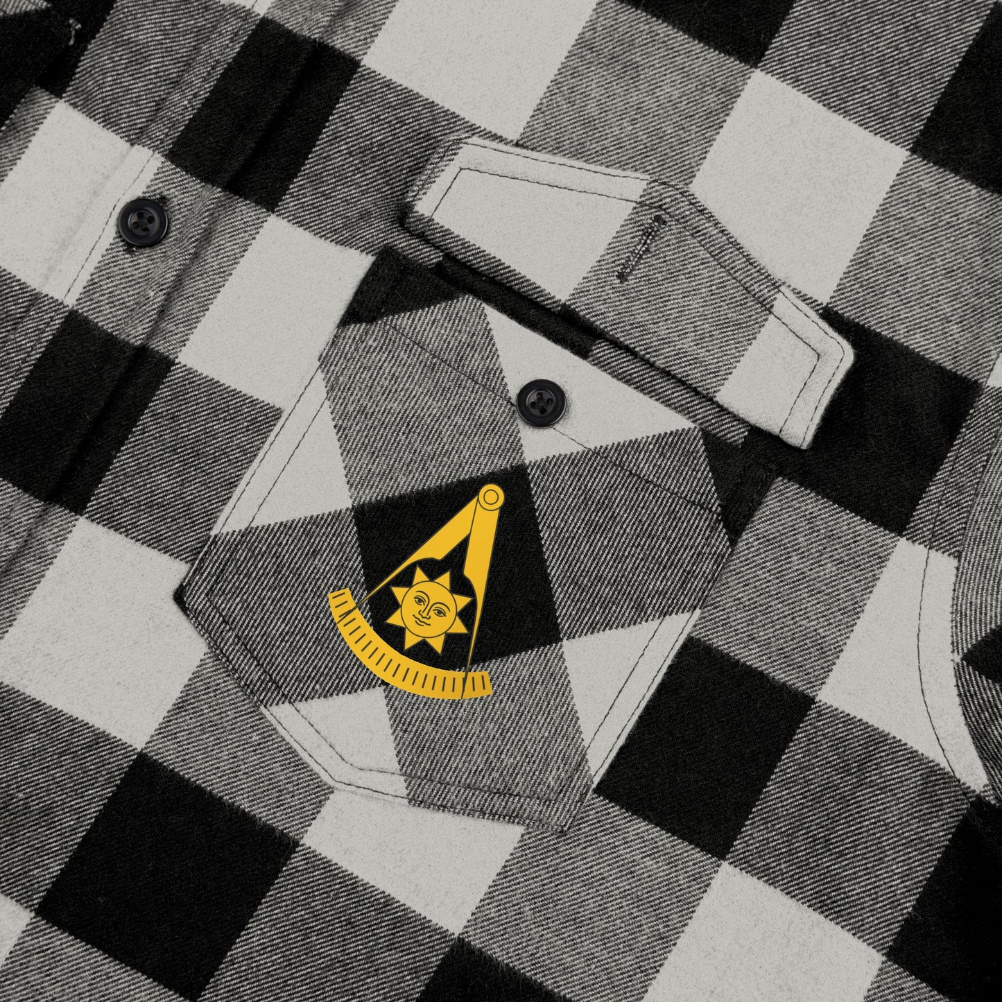 CA Past Master Flannel Shirt - Yellow Emblem