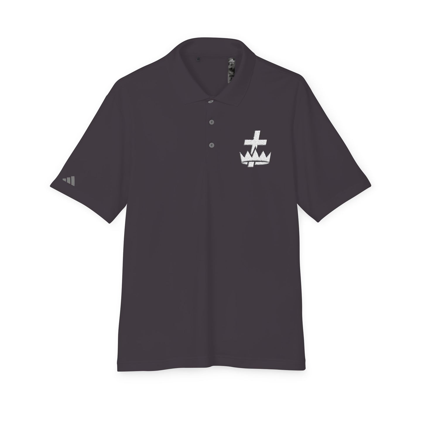 Knights Templar adidas Performance Polo - White Logo