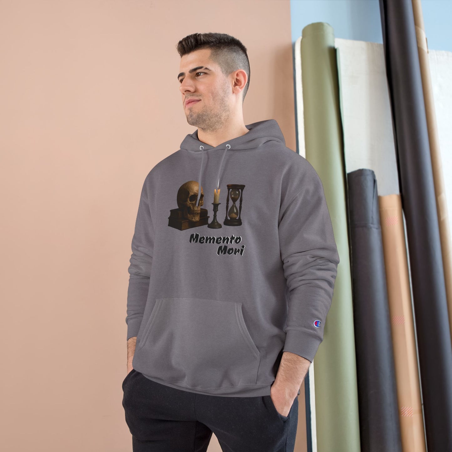 Memento Mori Champion Hoodie