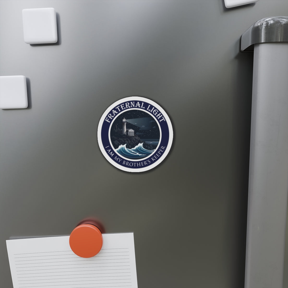 Fraternal Light Die-Cut Magnet