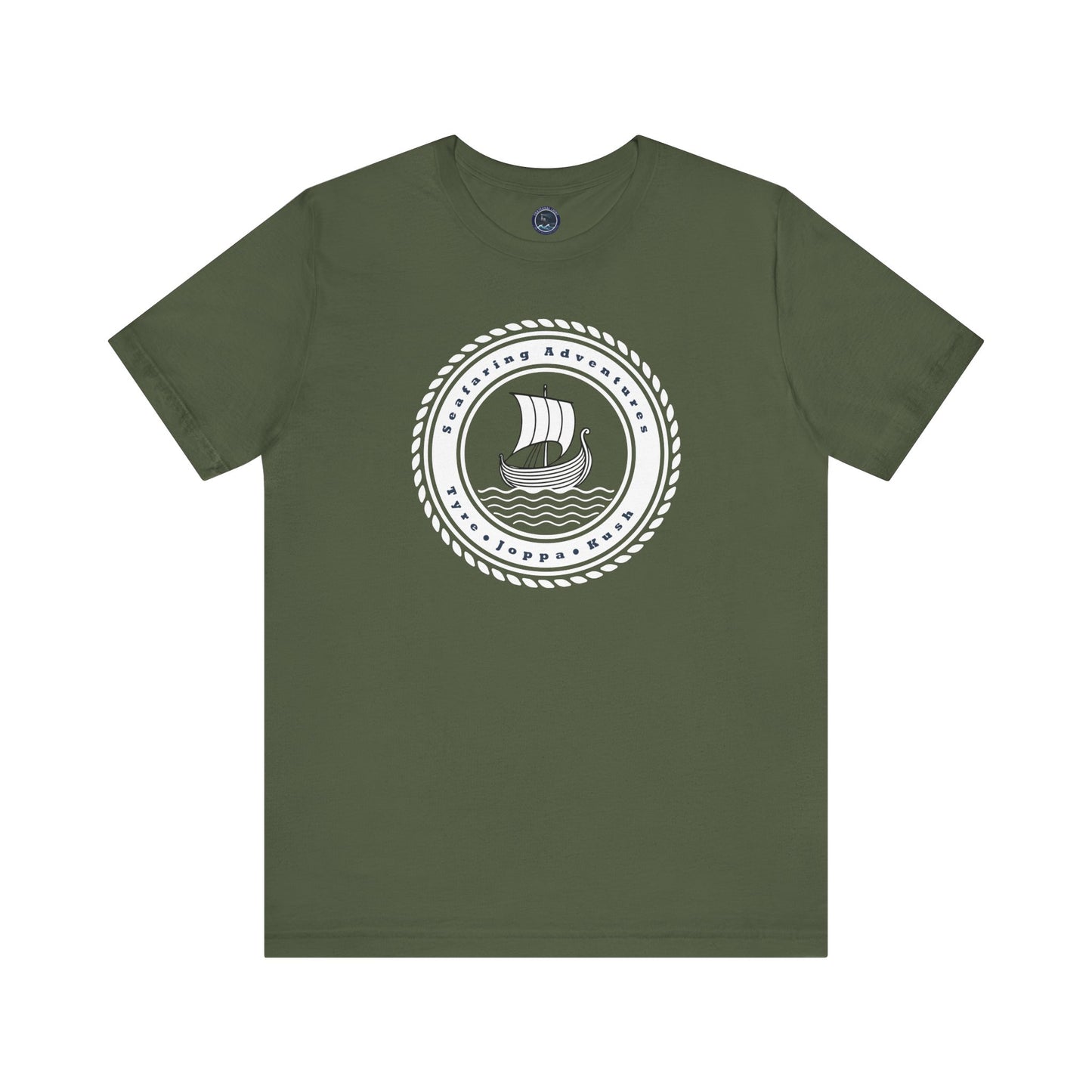 "Seafaring Adventures" From Tyre to Kush Short Sleeve T-Shirt - Front Print