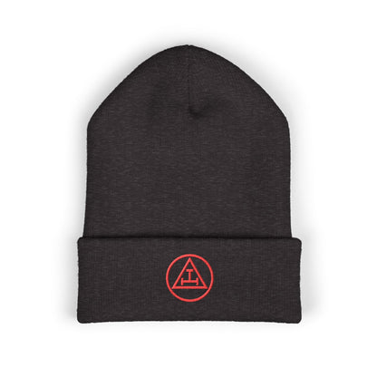 Royal Arch Triple Tau Embroidered Classic Cuffed Beanie