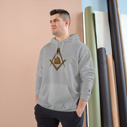 Beehive Square and Compass Champion Hoodie