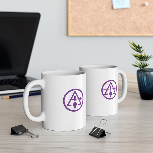 Two-Sided Cryptic Council Ceramic Mug - Classic Pommel (11oz, 15oz)