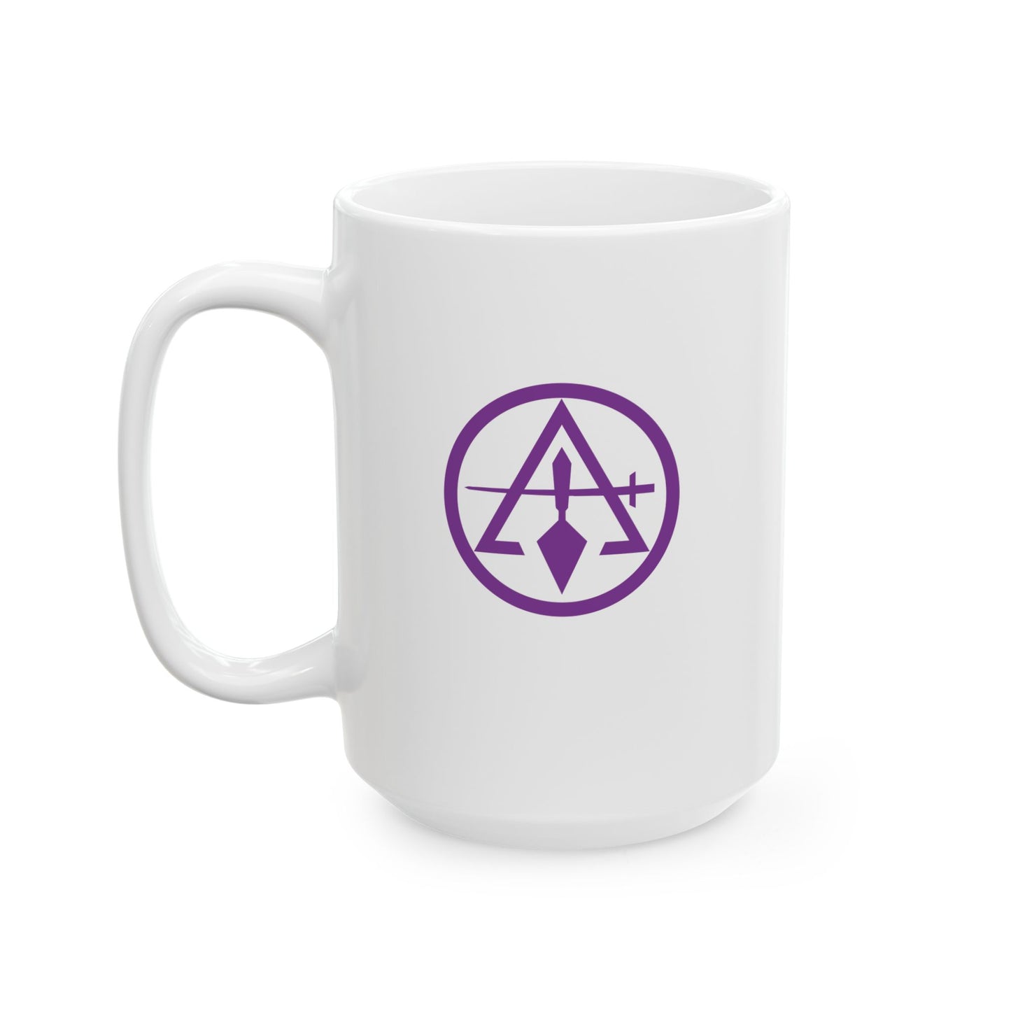 Two-Sided Cryptic Council Ceramic Mug - Classic Pommel (11oz, 15oz)