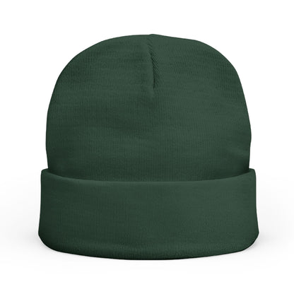 Royal Arch Embroidered Knit Beanie - White and Red Emblem