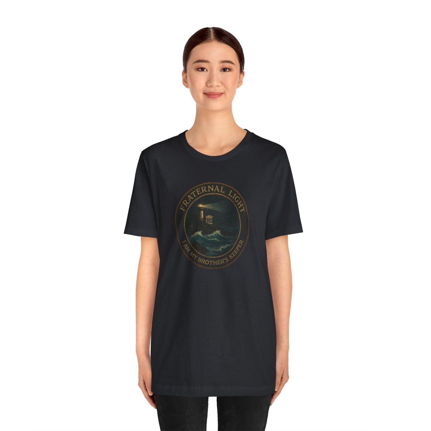Fraternal Light Vintage Art Short Sleeve T-Shirt