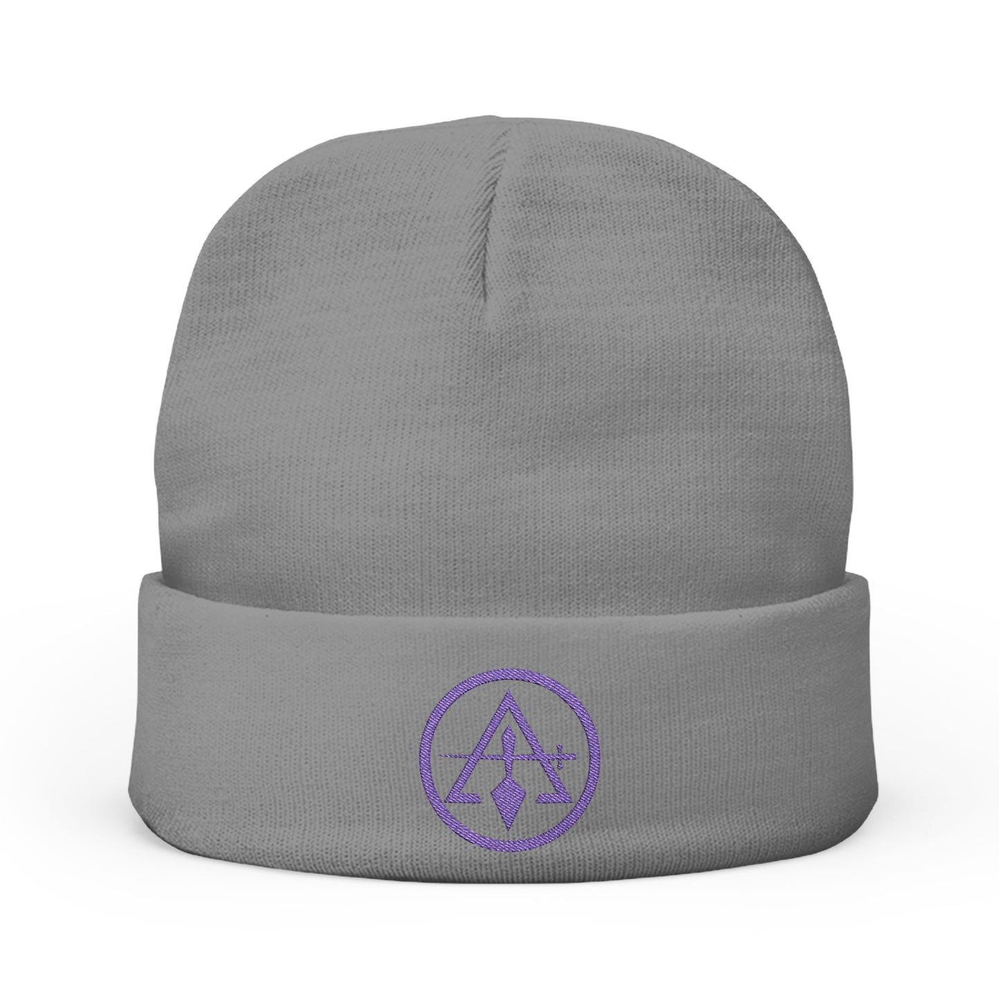 Cryptic Council Encircled Sword and Trowel -  Embroidered Knit Beanie
