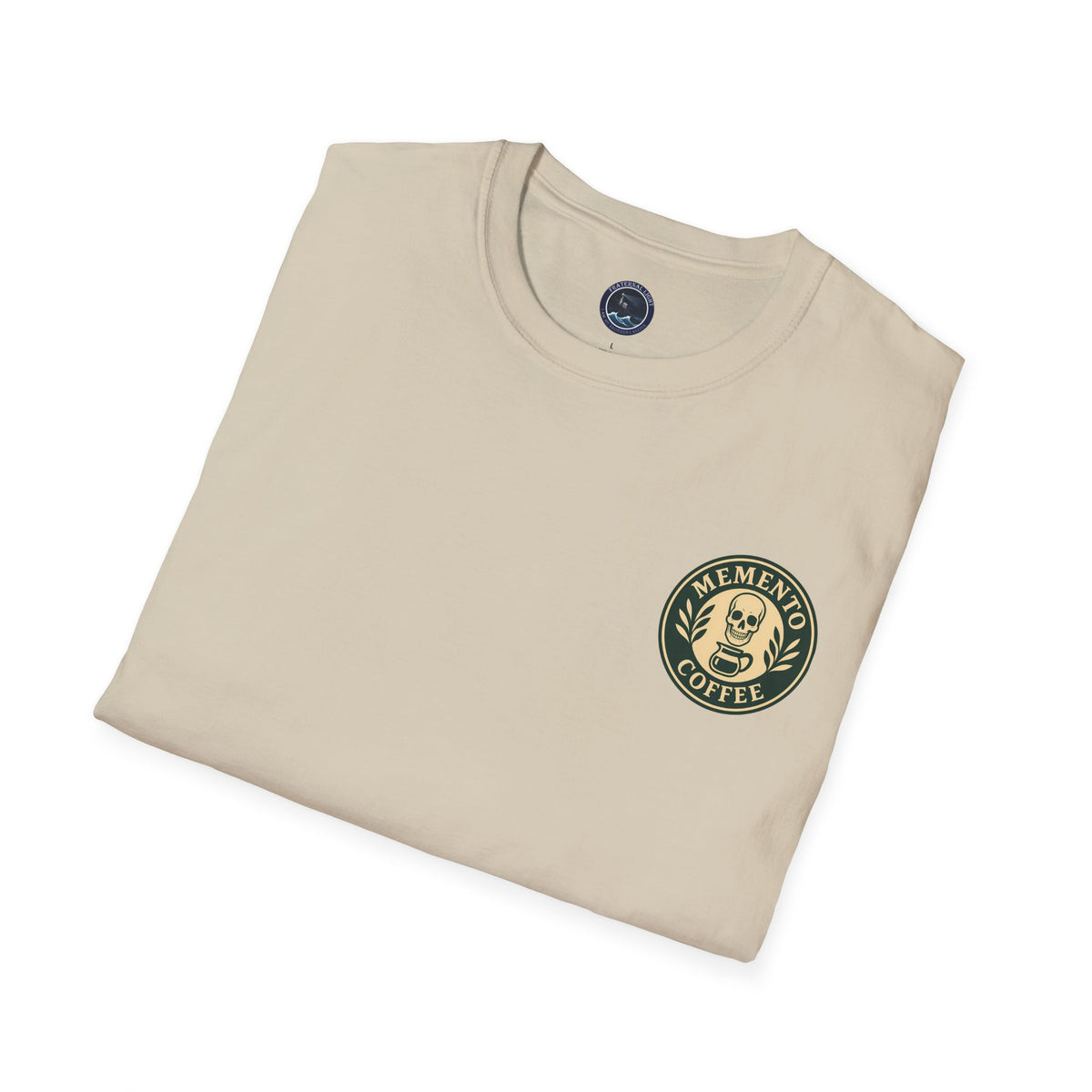 Memento Coffee Softstyle T-Shirt - Acacia (Green/Tan)
