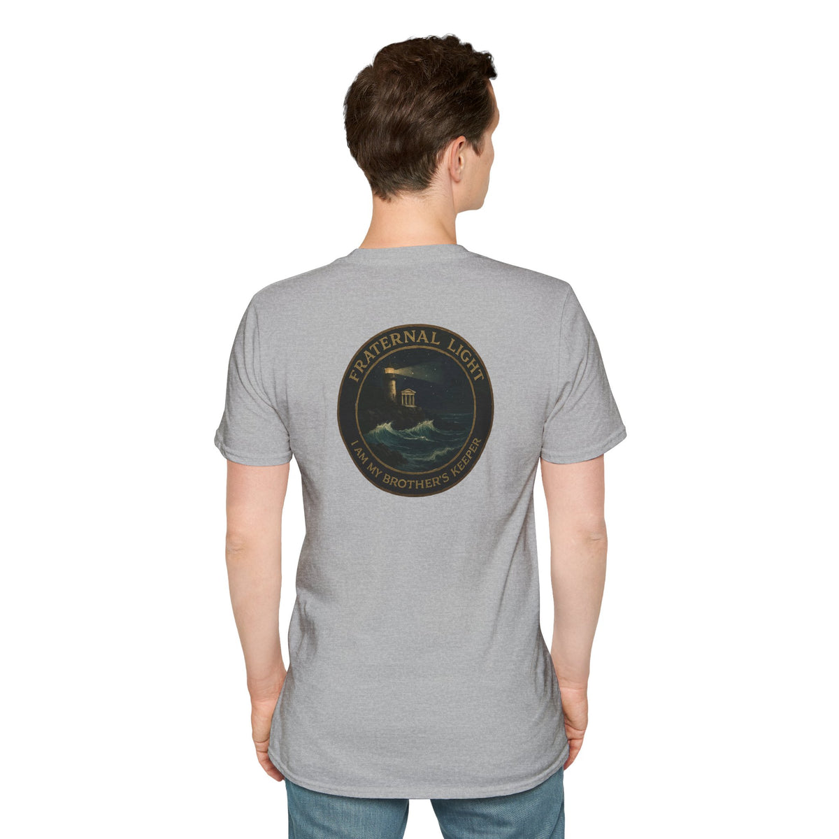 Fraternal Light Softstyle T-Shirt - Vintage Art