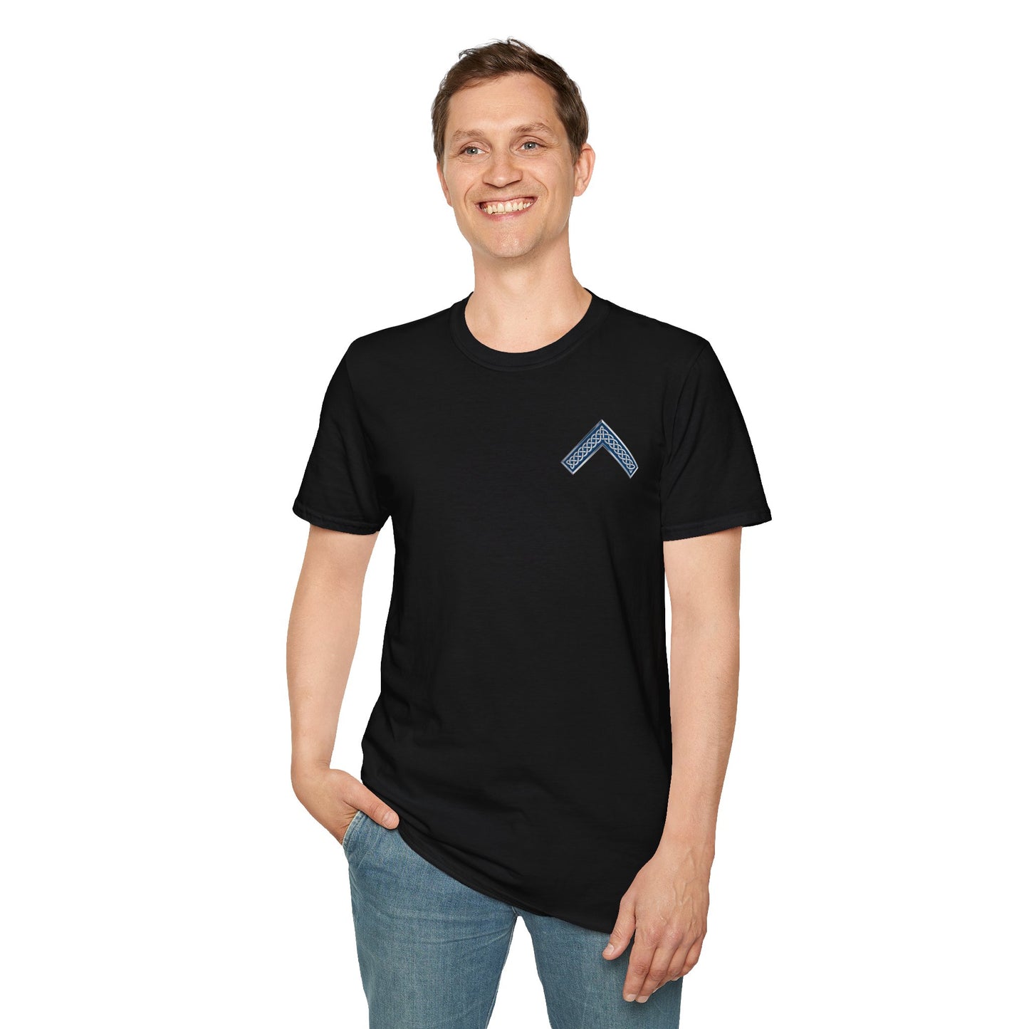Worshipful Master "Chief Steward" Softstyle T-Shirt - Celtic Square (Two-Sided)
