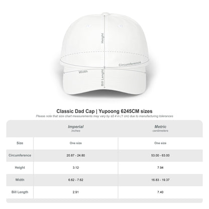 Past Master Embroidered Dad Cap – Compass & Quadrant (Red)