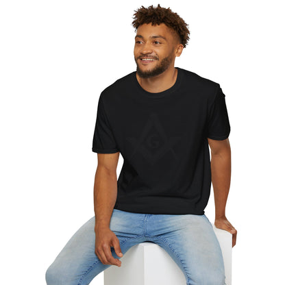 Square and Compass Softstyle T-Shirt - Classic (Stealth Series)