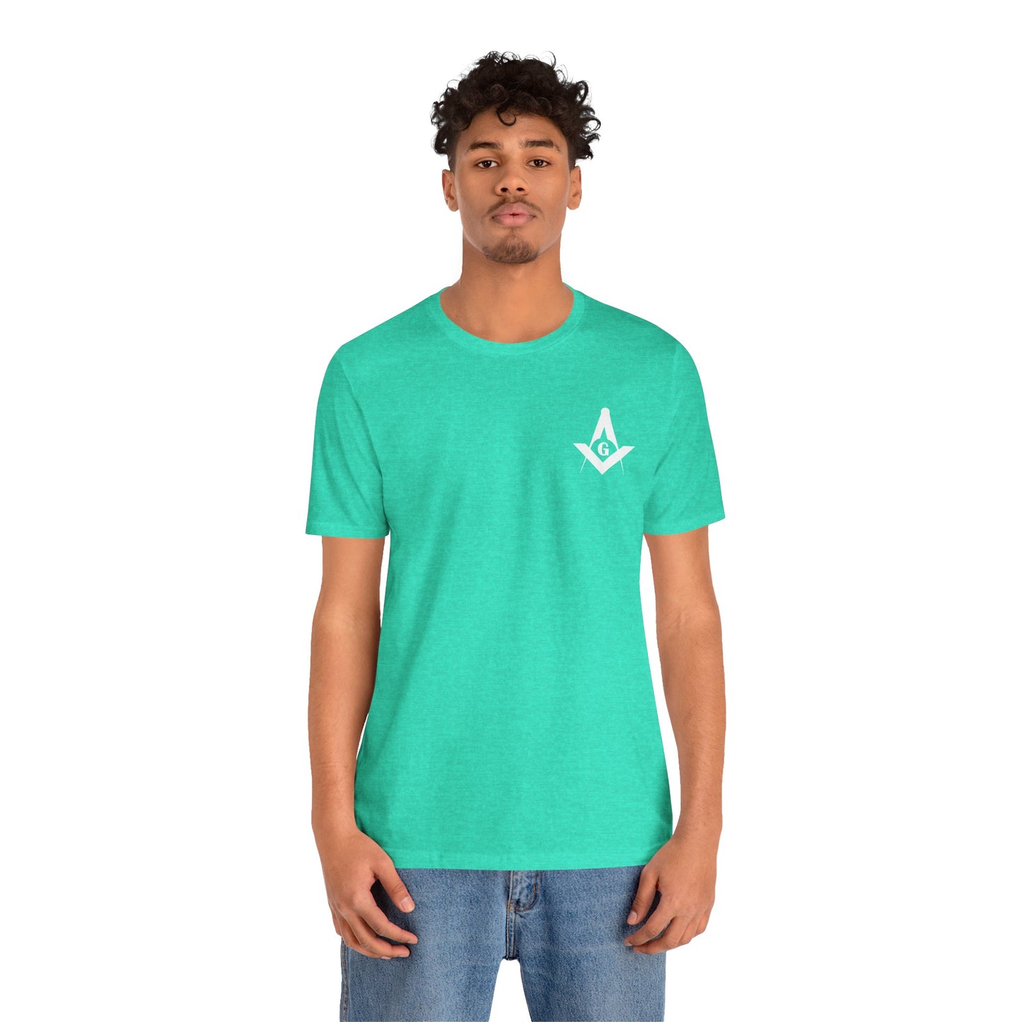 Brightly colored Entered Apprentice T-Shirt from Channel Islands Lodge 214 by Printify, featuring vibrant lodge-themed graphics.