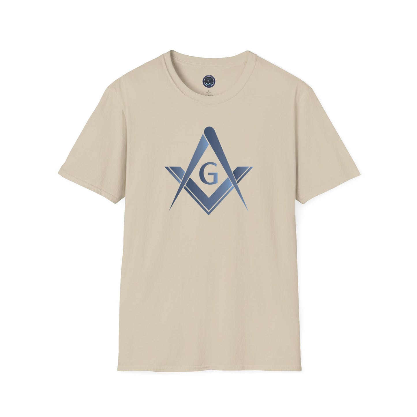 Bluestone Square and Compass Softstyle T-Shirt  - Classic (Front Print)