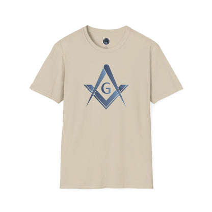 Bluestone Square and Compass Softstyle T-Shirt  - Classic (Front Print)