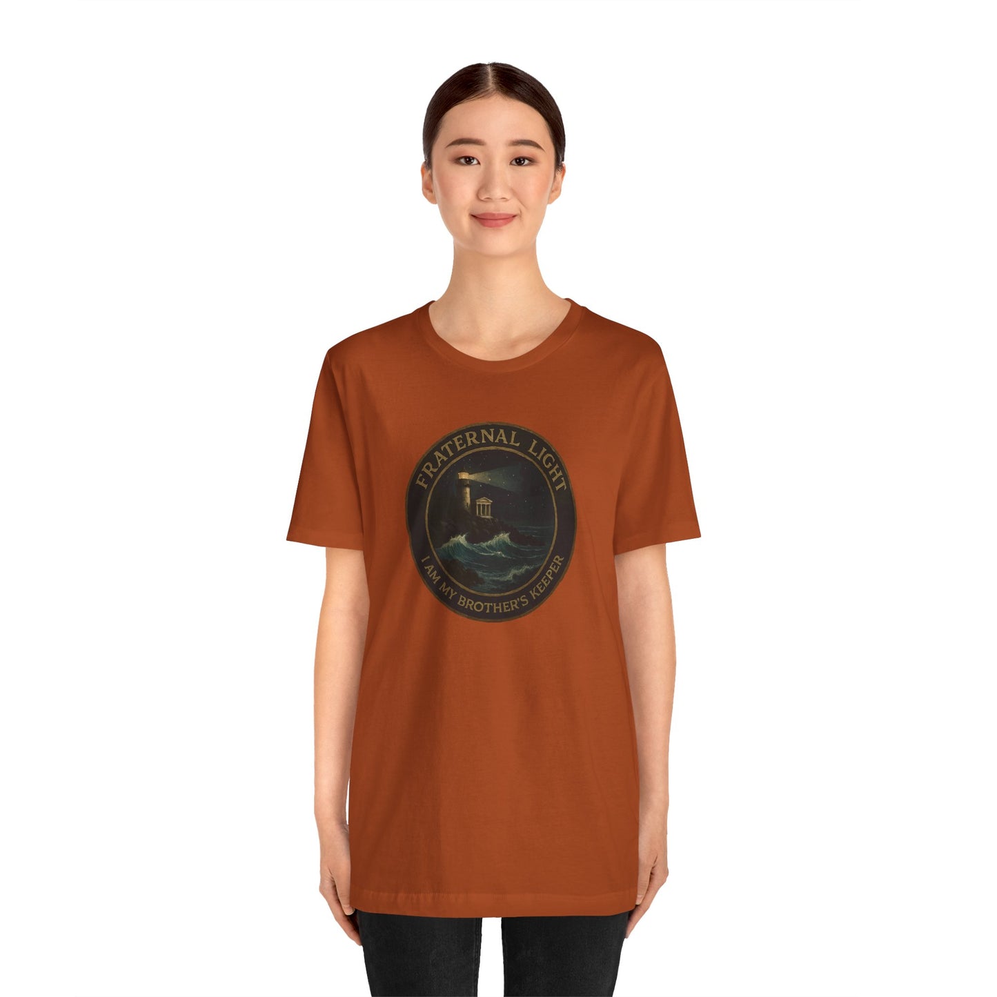 Fraternal Light Vintage Art Short Sleeve T-Shirt