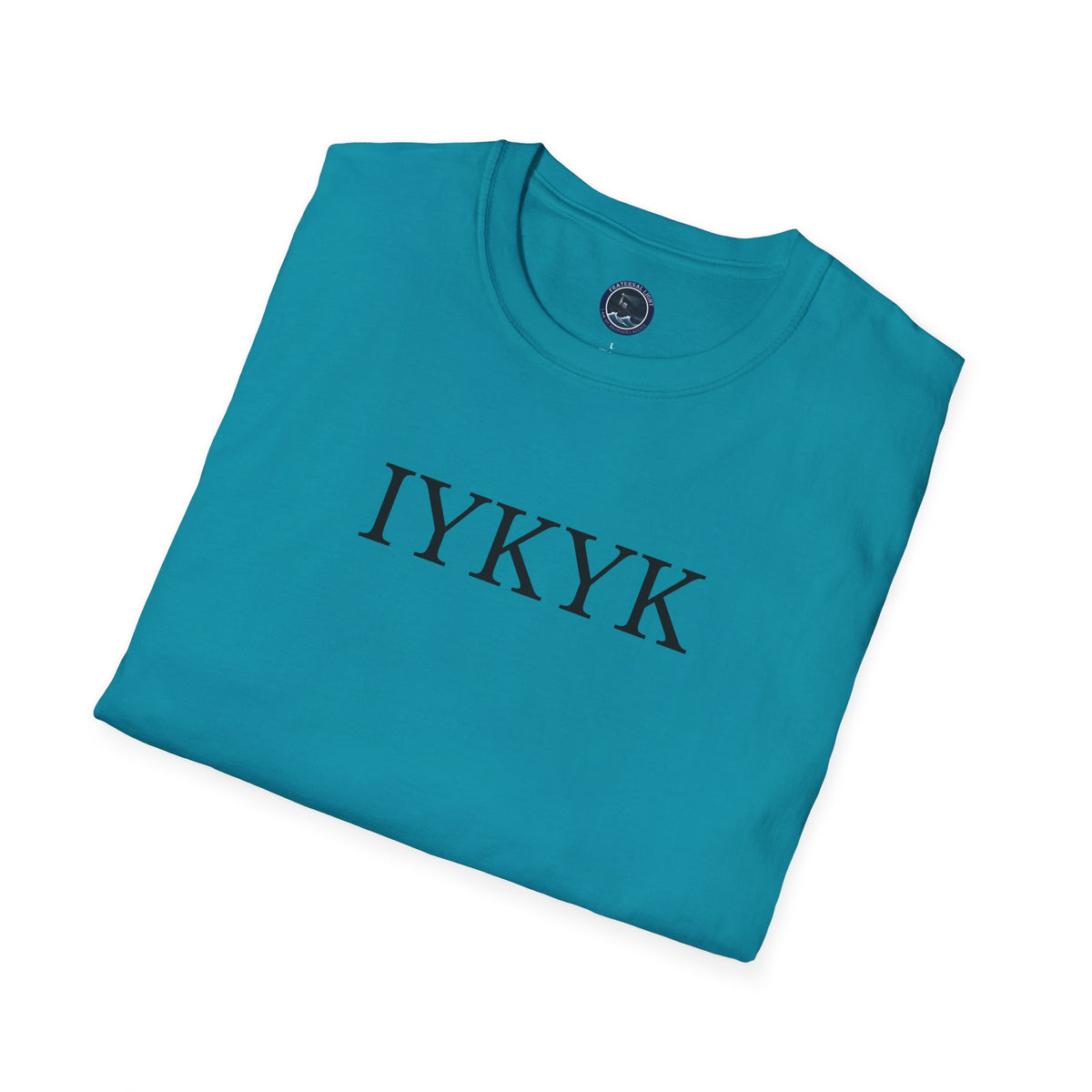 "IYKYK" Softstyle T-Shirt -  Black Letters
