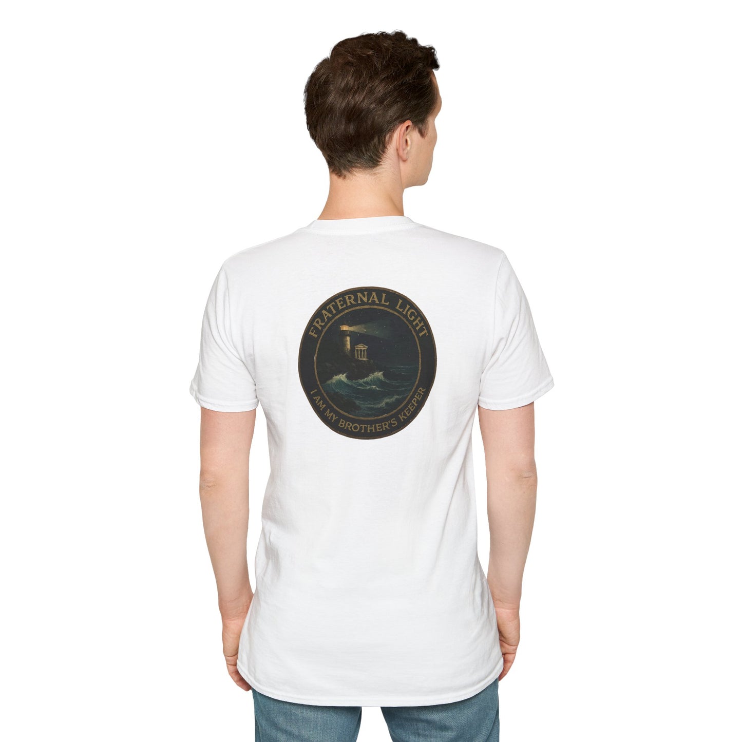 Fraternal Light Softstyle T-Shirt - Vintage Art