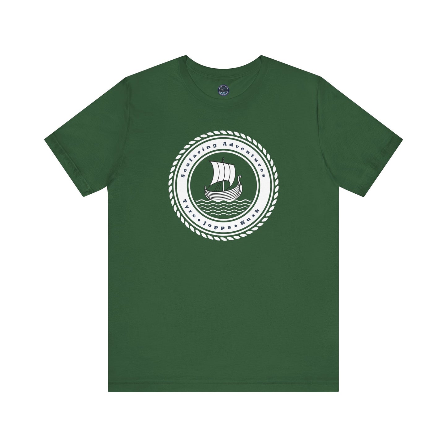 "Seafaring Adventures" From Tyre to Kush Short Sleeve T-Shirt - Front Print