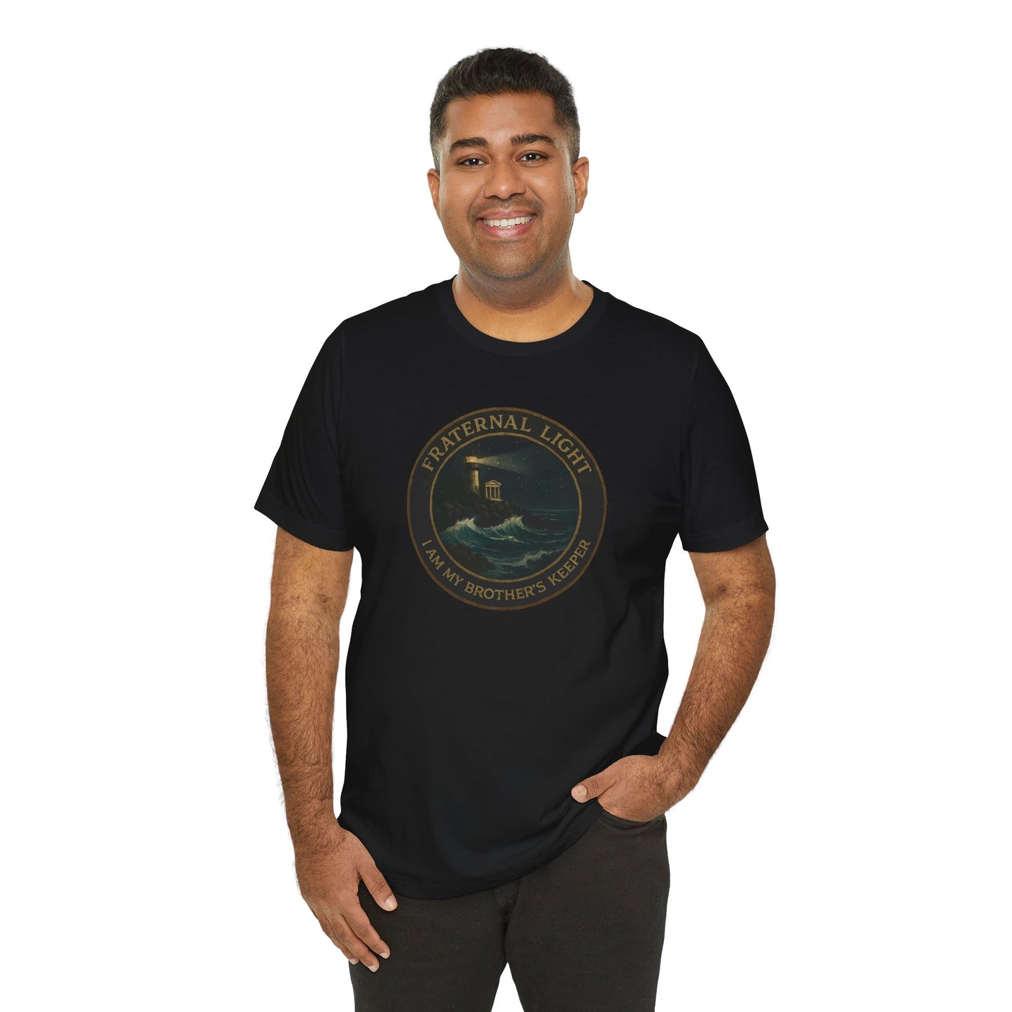 Fraternal Light Vintage Art Short Sleeve T-Shirt