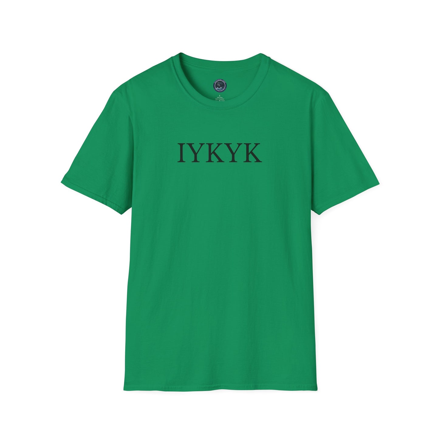 "IYKYK" Softstyle T-Shirt -  Black Letters