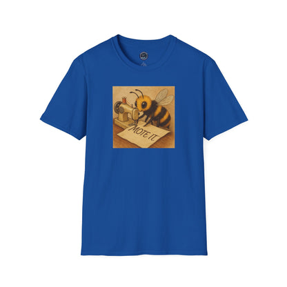 "Sew Mote It Bee" Softstyle T-Shirt - Vintage Illustration
