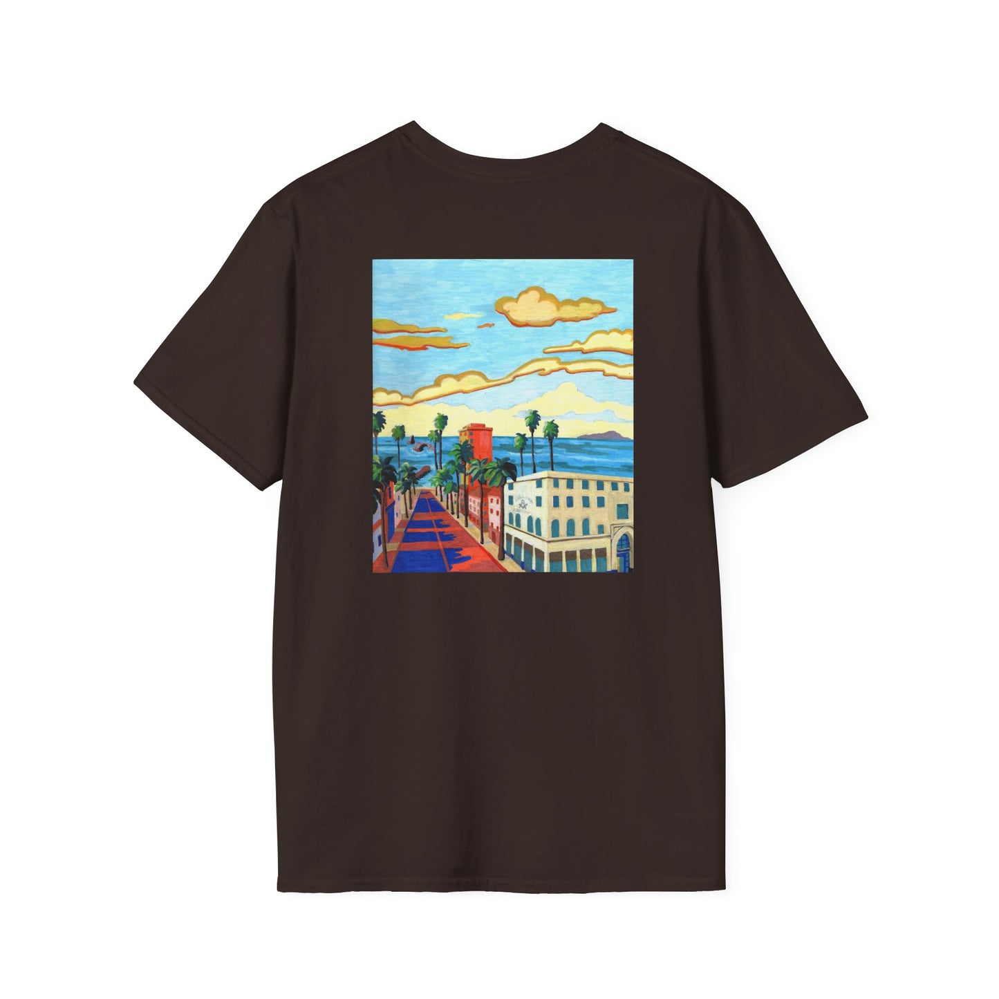 Channel Islands Lodge Softstyle T-Shirt - Custom Art