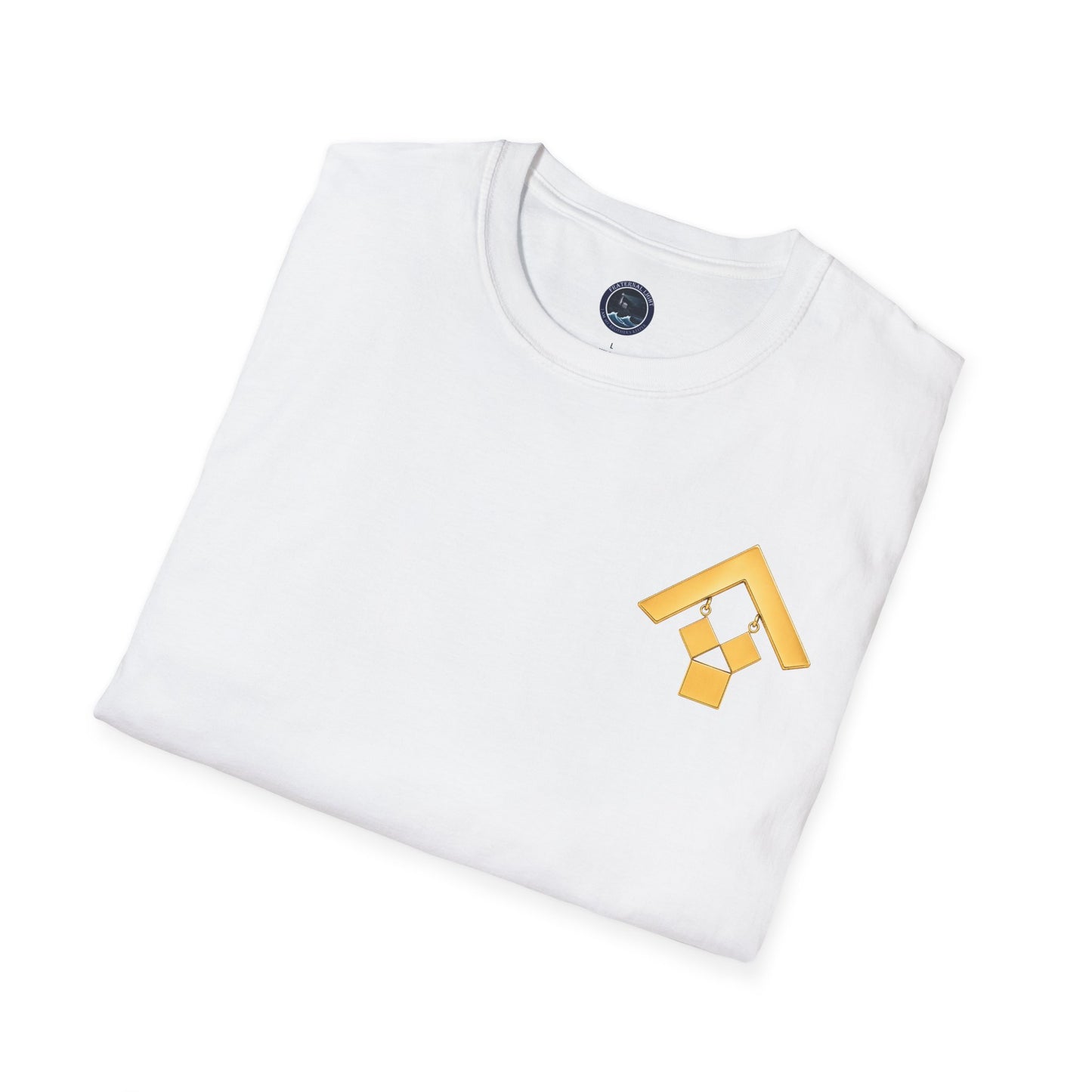 Past Master Jewel Softstyle T-Shirt - Gold (Channel Islands Lodge)