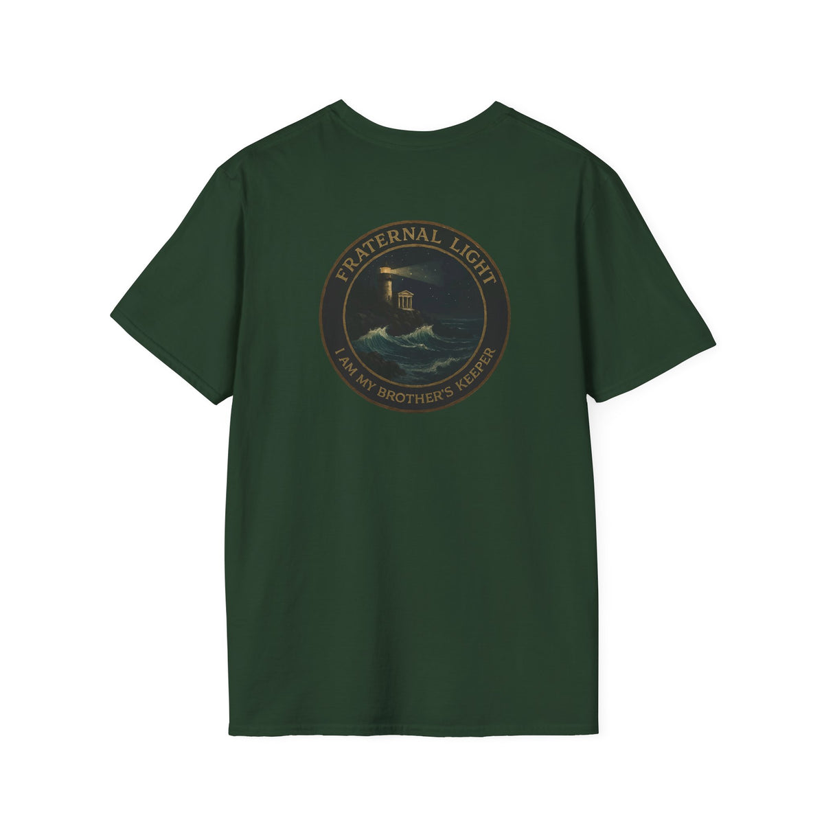 Fraternal Light Softstyle T-Shirt - Vintage Art