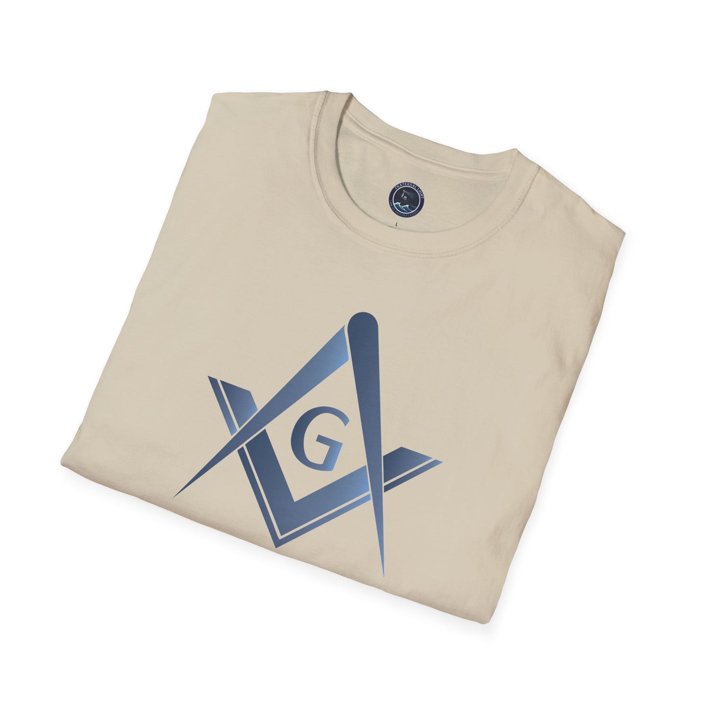 Bluestone Square and Compass Softstyle T-Shirt  - Classic (Front Print)