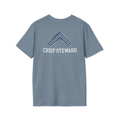 Worshipful Master "Chief Steward" Softstyle T-Shirt - Celtic Square (Two-Sided)