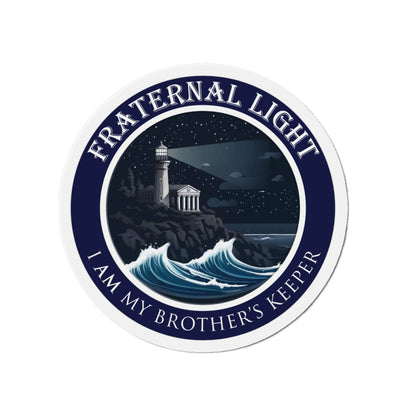 Fraternal Light Die-Cut Magnet