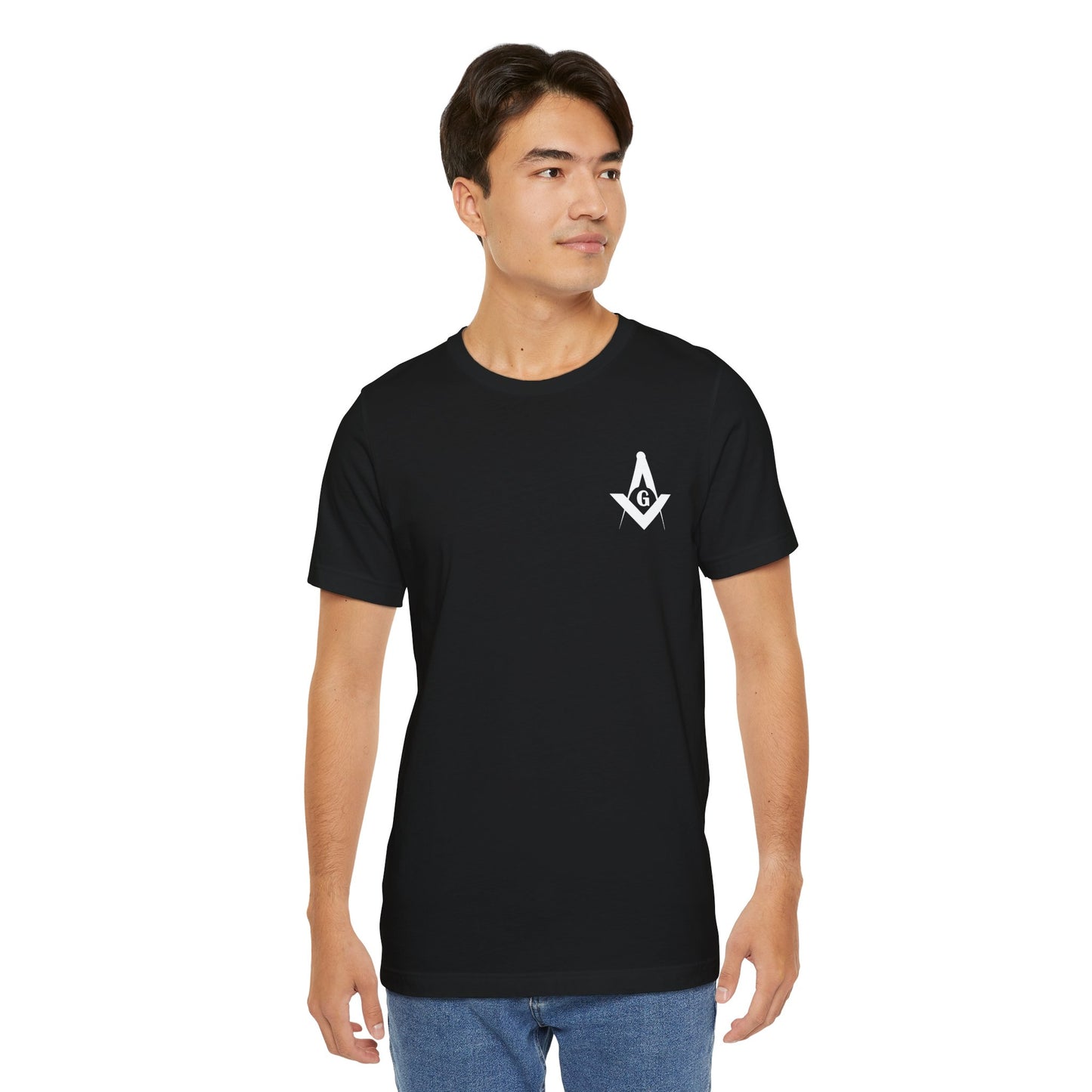 Channel Islands Lodge 214 short sleeve T-shirt in dark colors, made by Printify, featuring a comfortable casual design.