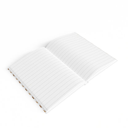 Beehive Square and Compass Patterned Journal - Ruled Line
