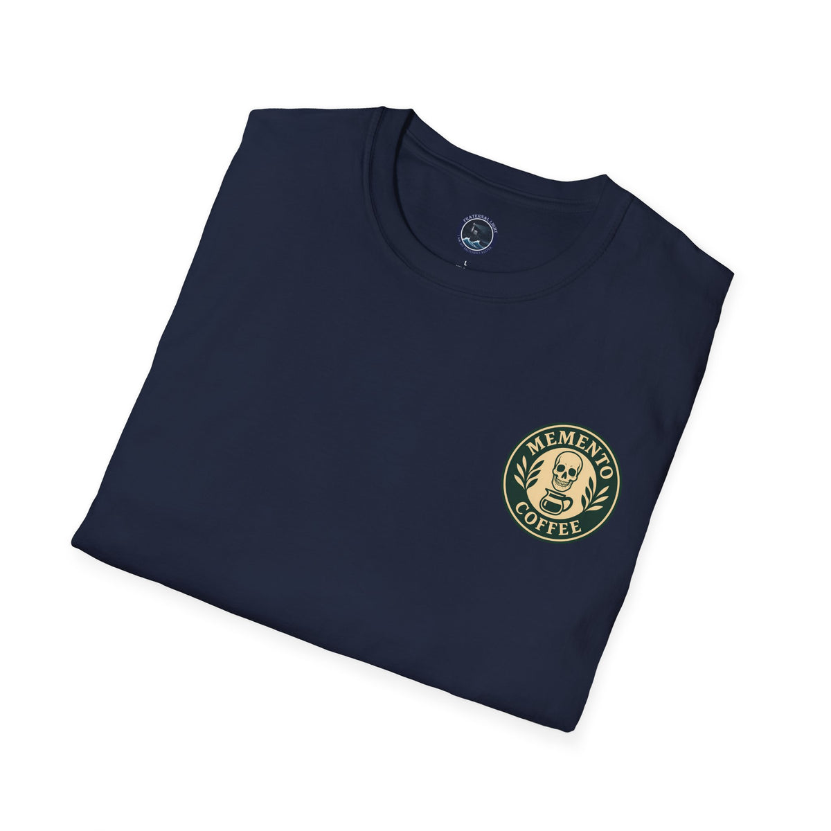 Memento Coffee Softstyle T-Shirt - Acacia (Green/Tan)
