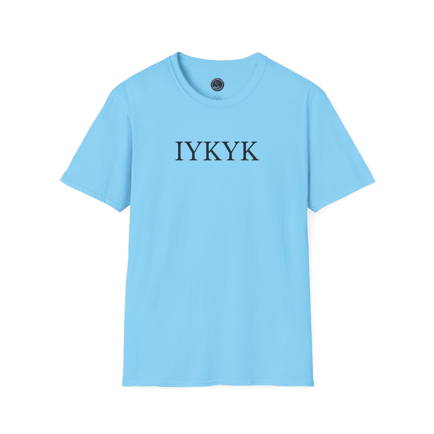 "IYKYK" Softstyle T-Shirt -  Black Letters
