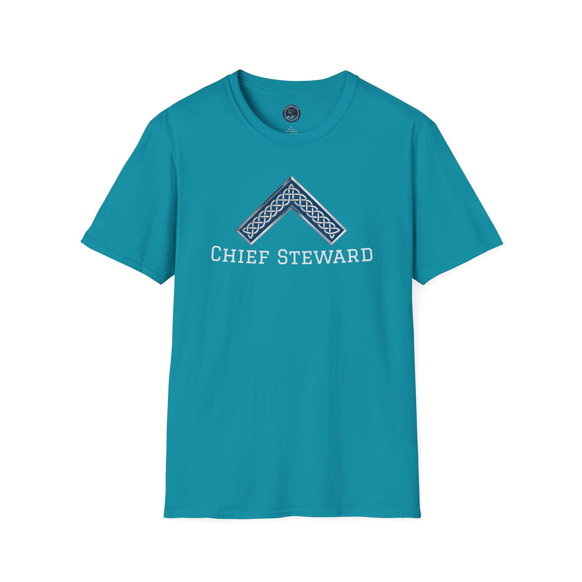 Worshipful Master "Chief Steward" Softstyle T-Shirt - Celtic Square (Front Print)