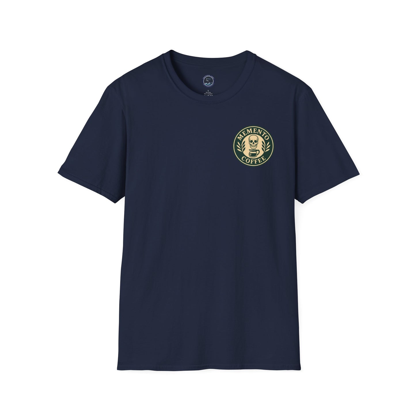 Memento Coffee Softstyle T-Shirt - Acacia (Green/Tan)