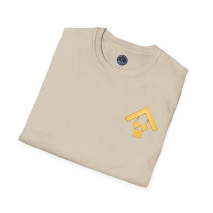 Past Master Jewel Softstyle T-Shirt - Gold (Channel Islands Lodge)