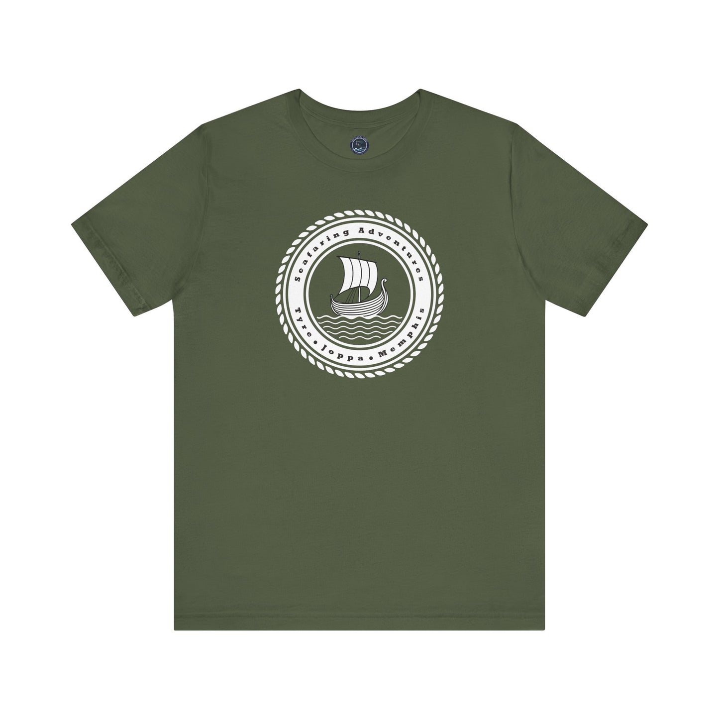 "Seafaring Adventures" Short Sleeve T-Shirt - Front Print