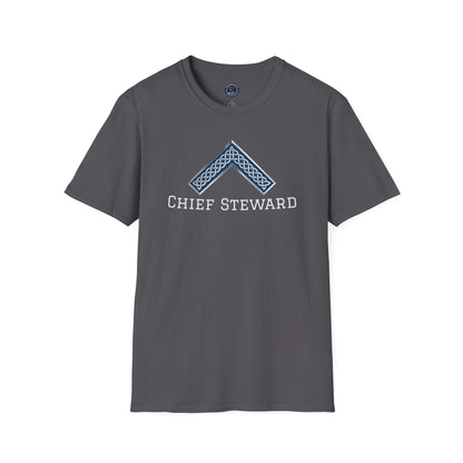 Worshipful Master "Chief Steward" Softstyle T-Shirt - Celtic Square (Front Print)