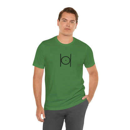 Point within a Circle T-Shirt - Classic (Green, Front Facing)