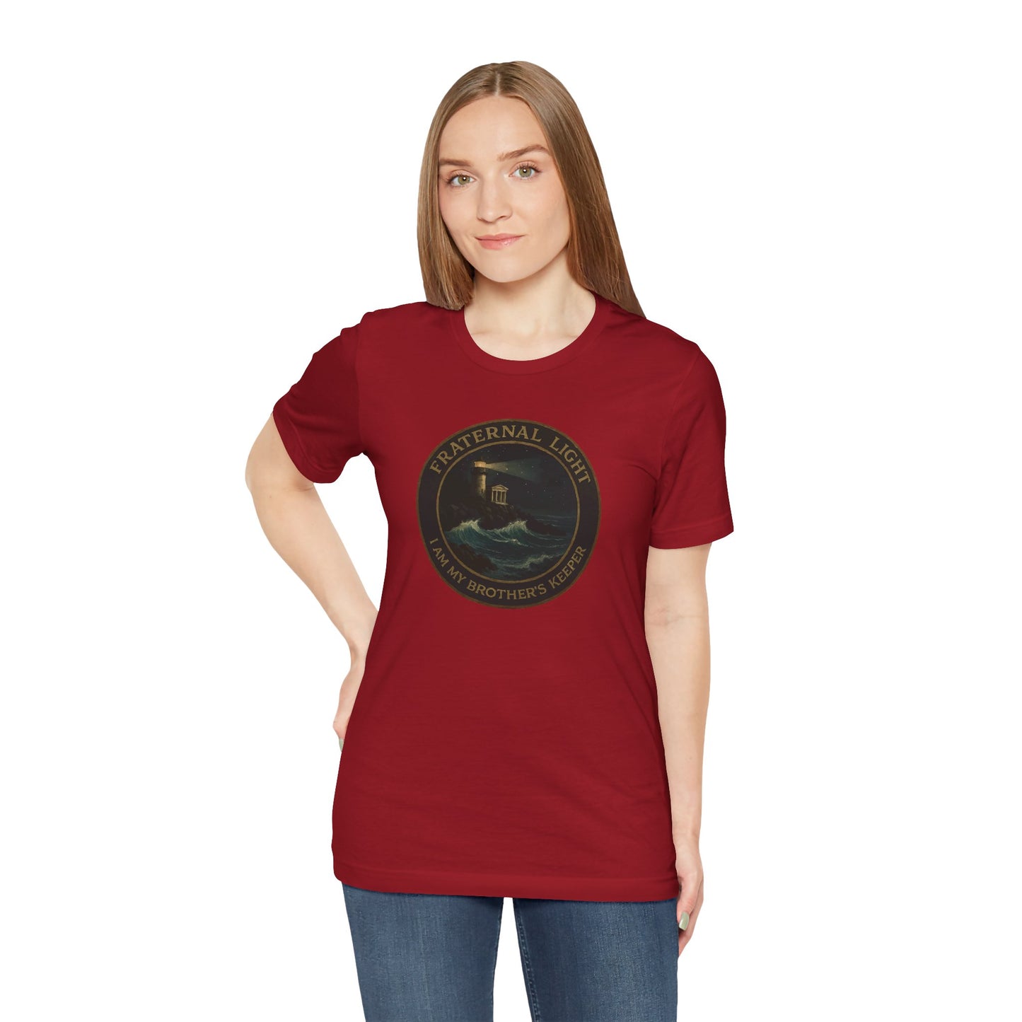 Fraternal Light Vintage Art Short Sleeve T-Shirt