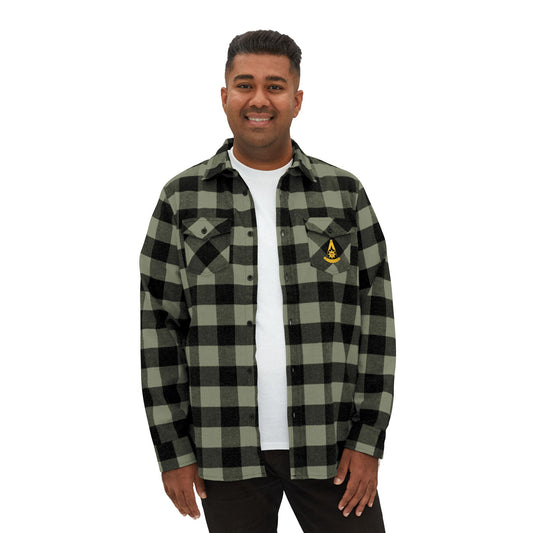 CA Past Master Flannel Shirt - Yellow Emblem