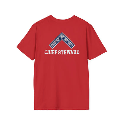 Worshipful Master "Chief Steward" Softstyle T-Shirt - Celtic Square (Two-Sided)